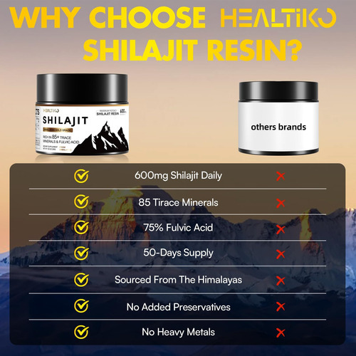 Resina Shilajit, Himalayan Shilajit Pure Himalayan Organic - - Imagem 6