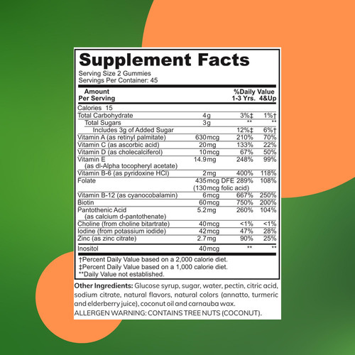 Gomas Multivitamínicas Zaytun Vitamins Halal Para Homens Adu - Imagem 2