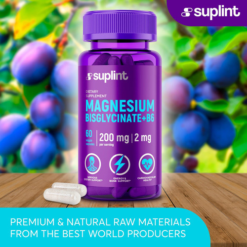 Bisglicinato De Magnésio Com Vitamina B6 | Suplemento Dietét - Imagem 7