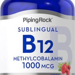 Vitamina B-12/ Piping Rock/ 400 Comprimidos Sublinguais