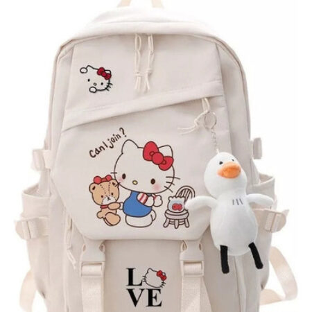 Mochila Feminina Hello Kitty, Para Meninas, Secundária, Japã - Imagem 12