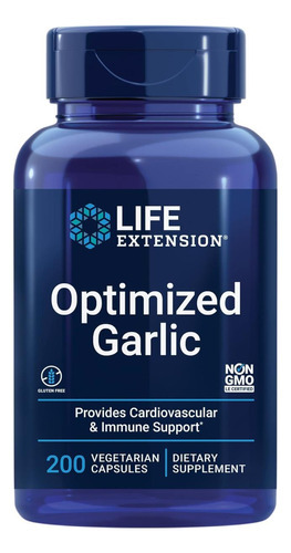Alho Otimizado Para Life Extension, Cápsulas Padronizadas Pa