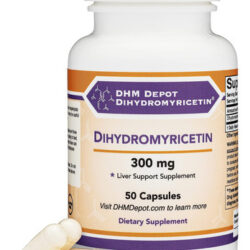 Diidromiricetina (dhm) 50 Cápsulas, 300 Mg, Suplemento De S