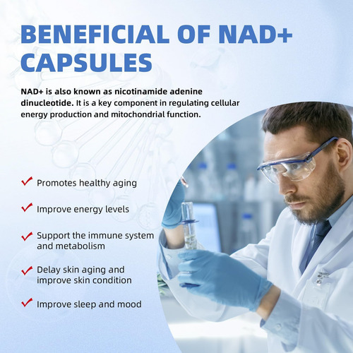Suplemento Healoading Nad 550 Mg Nad + Suplemento Nad Cápsul - Imagem 3