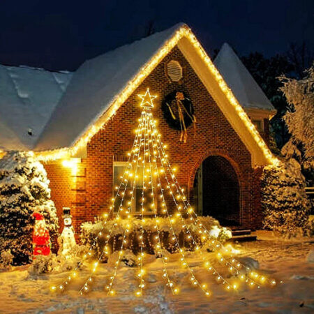 Decoração Solar De Natal Led Strip Light Enfeites De Árvore — foto 2