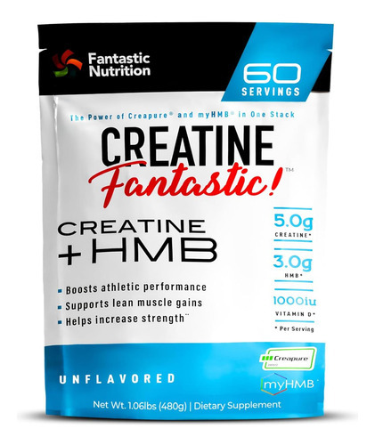 Creatina De Nutrição Fantástica Fantástica 5g Creapure Creat