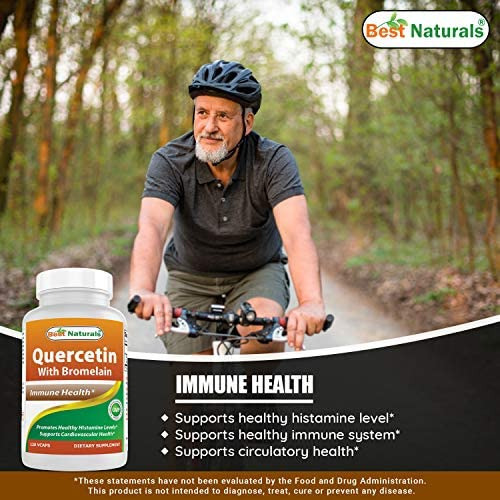 Melhor Quercetina Natural Com Cápsula Vegetal De Bromelaína - Imagem 3