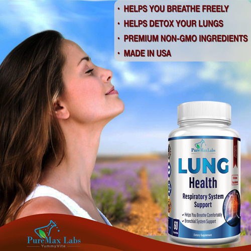 Suplemento De Suporte Pulmonar Yummyvite, Fórmula De Limpeza - Imagem 3