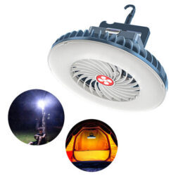 Lâmpada De Barraca Ventilador De Exterior Tent Hurricane Sol