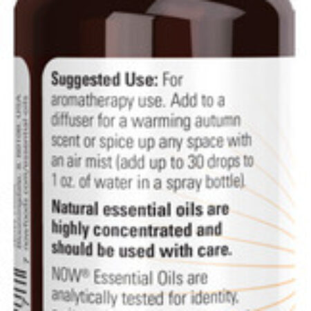 Óleo Abóbora Pumpkin Spice Fall Now Foods 30ml Importado - Imagem 3