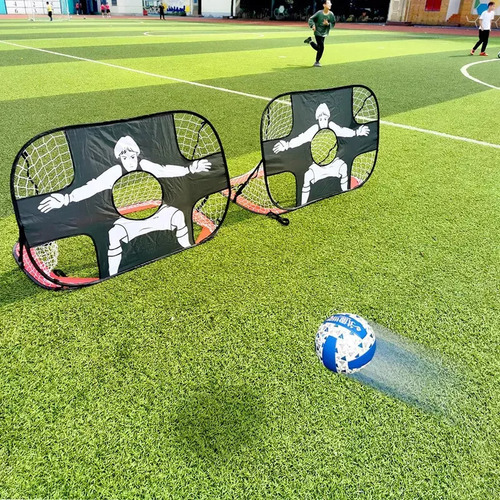 Kids Soccer Goal Post Net Trave De Futebol Gol Desmontável - Imagem 2