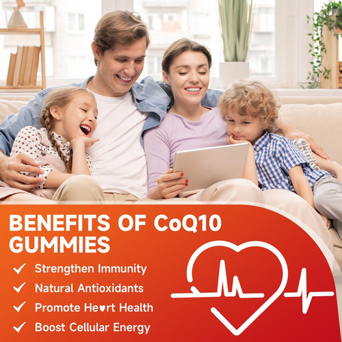 Softbarbe Coq10 Gummies 400mg Coenzima Q10 Suplemento Para A - Imagem 4