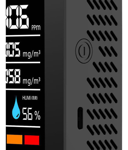 Detector De Qualidade Do Ar Formaldeído Tvoc Sensor Co2 Pm2. - Imagem 8