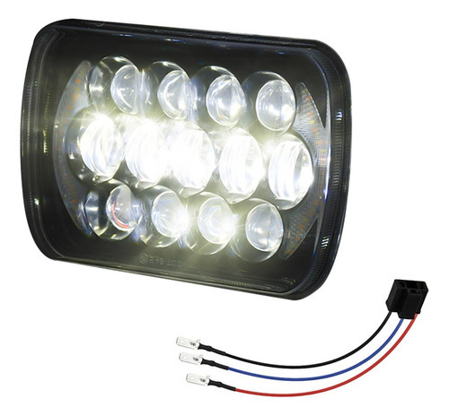 Aaa Farol Led Retangular De 300w 5x7 Para Jeep Wrangler Yj