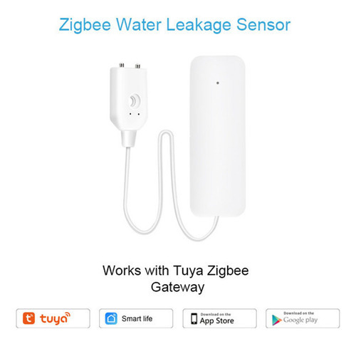 Alarme De Vazamento Do Sensor De Nível De Água Tuya Zigbee F - Imagem 6