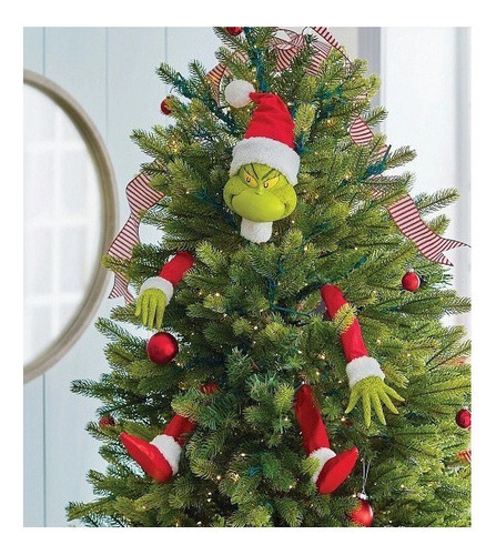Mp Novo Personagem Decorativo Grinch Decoração De Árvore De - Imagem 2