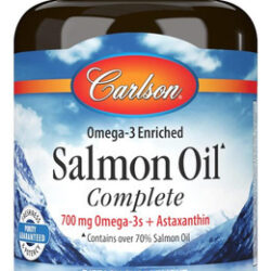 Carlson - Óleo De Salmão Completo, 700 Mg De Ômega-3 + Astax