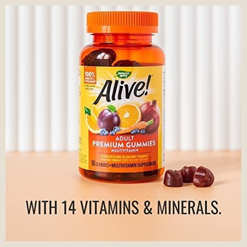 Vitamina Multiple Nature's Way Alive/90 Gomitas - Imagem 3