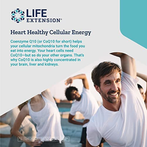 Life Extension Coq10 Superabsorvível (ubiquinona) Com D-lim - Imagem 4