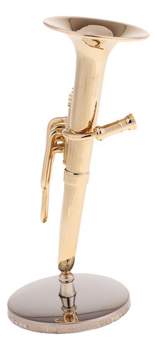 Instrumento Musical Em Miniatura Modelo De Tuba Em Escala 1/ - Imagem 7