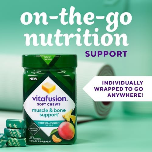 Vitafusion Soft Chews Para Suporte Muscular E Ósseo (1), Vit - Imagem 4