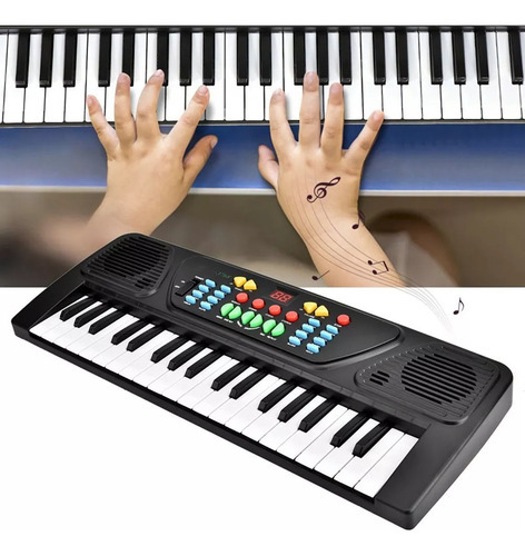 Teclado De Piano Elétrico Usb De 37 Teclas Para Instrumentos - Imagem 3