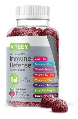 Vitamina B-12 / Viteey / 60 Gomitas