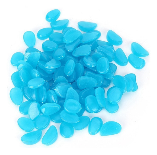 100pcs Pedra Luminosa Decoração Fluorescente Jardim Quintal - Imagem 2