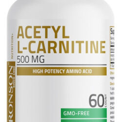 Bronson Acetil L-carnitina 500 Mg De Alta Potência Aminoácid