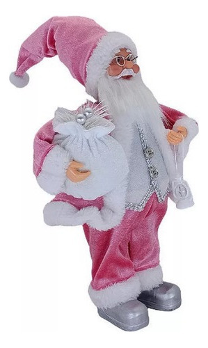 Ornamento 30cm Em Pé Decoração De Papai Noel2024 - Imagem 3