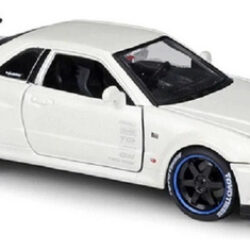 Maisto Nissan Skyline R34 Gt-r Branco 1/24 Diecast Modelo Q1