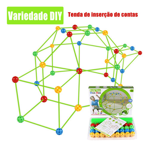 Kit De Construção Criativa Para Crianças 155p Brinquedos- - Imagem 5