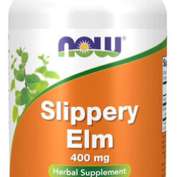 Now Foods Olmo Escorregadio, 100 Cápsulas 400 Mg