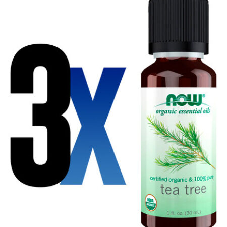 Óleo De Tea Tree Puro Now Foods 30 Ml Orgânico Importado 3un - Imagem 2