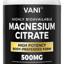 Citrato De Magnésio 500mg 100 Comprimidos- Vegan Seguro, Alt