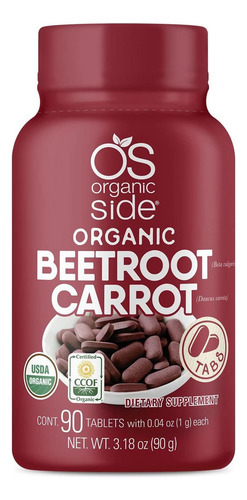 Os Organic Side - Beterraba E Cenoura 100% Puro Orgânico 90
