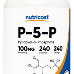 Suplemento De Vitamina B6 Nutricost P5p 100 Mg, 240 Cápsula