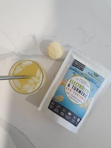 Em Pó Eletrólito Com Infusão Com 95% De Curcumina Orgânica P - Imagem 2