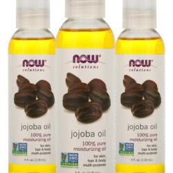 Óleo De Jojoba 118ml Now Foods Hidratante 100% Puro 3un