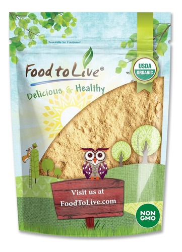 Comida Para Viver Maca Orgânica Em Pó, 1 Libra-gelatinizada,