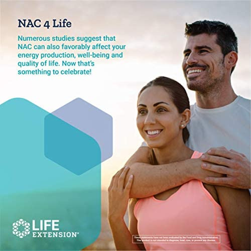 Life Extension N-acetil L-cisteína 600mg - Poderoso Suplemen - Imagem 6