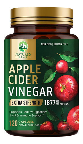 Cápsulas De Vinagre De Cidra - Suplemento Acv Extra Forte Co