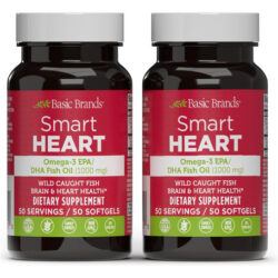 Marcas Básicas Smart Heart Omega-3 Fish Oil 1000mg - Tripla
