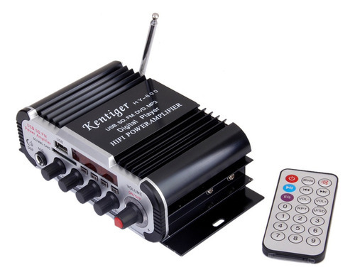 Amplificador De Potência De Microfone Dc12v Usb/mp3/fm - Imagem 2