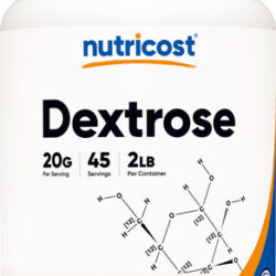 Dextrose Em Pó Nutricost 1 Kg - Sem Transgênicos, Sem Glúten