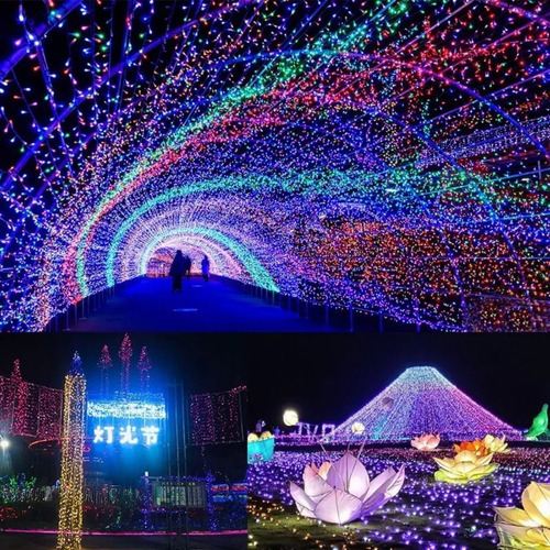 Z Pisca Pisca 100 Leds Decoração Natal 8 Função 10mts - Imagem 8