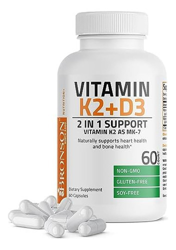 Vitamina K2 Bronson 90mcg 60 Comprimidos