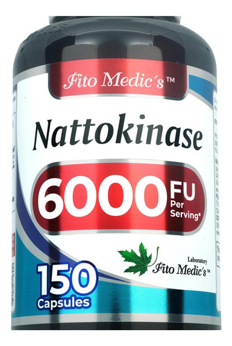 Fito Medics Lab - Nattokinase, Natto - 6000 Fu De Enzima Por