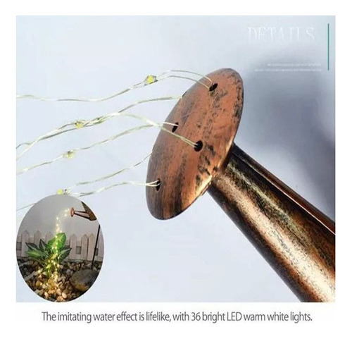 Lustre À Prova D"água Com Luz Decorativa De Jardim Sola - Imagem 6