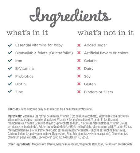 Multivitamínico Pré-natal Mommys Bliss Com Ferro E Ácido F - Imagem 6